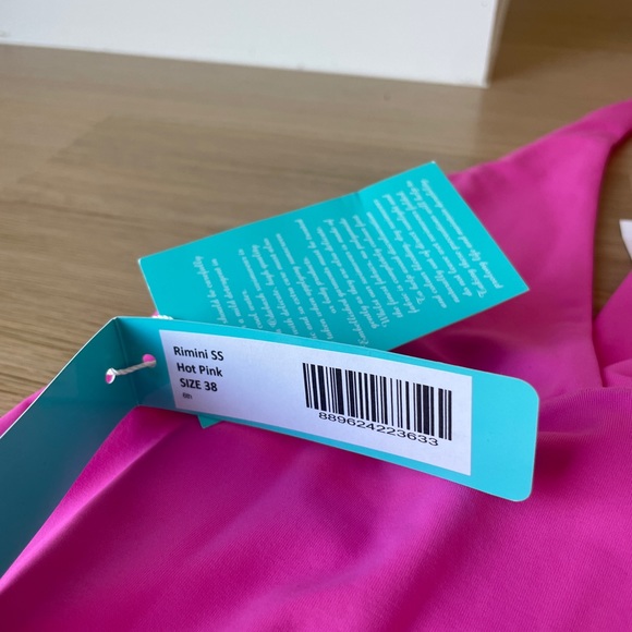 NWT MELISSA ODABASH RIMINI HOT PINK SWIMSUIT ONE PIECE SZ 2 - Picture 8 of 9